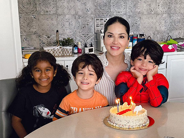 See how Sunny Leone celebrated her 42nd birthday