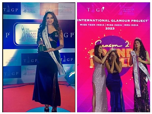 Sanika Lahane from Mumbai crowned 1st Place Winner of The International Glamour Project Mrs. India 2023