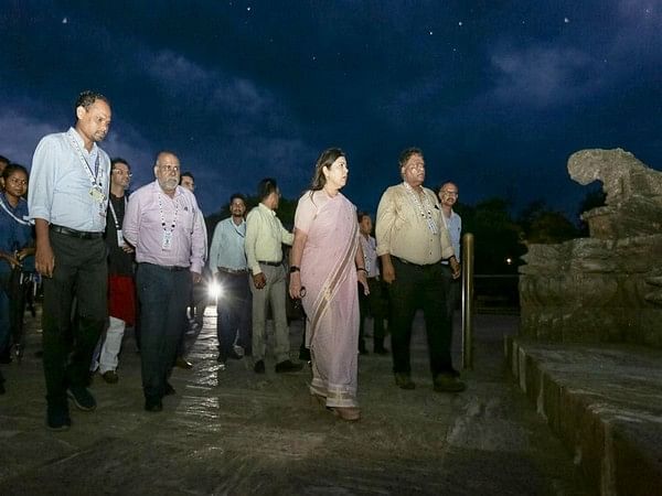 Meenakashi Lekhi visits Odisha's Konark Sun Temple with G20 delegates