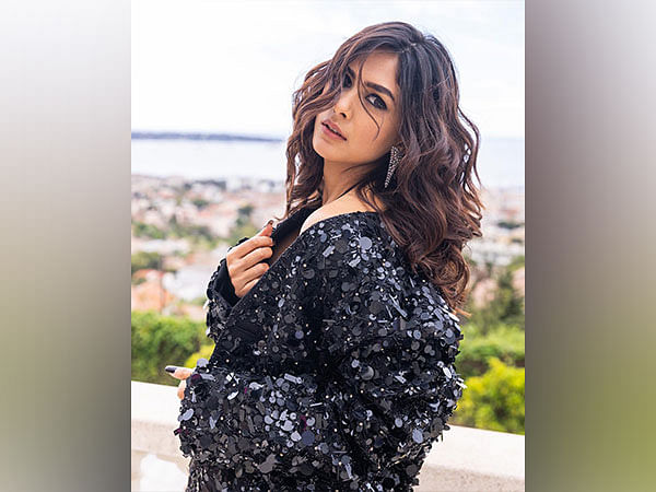 Cannes 2023: Mrunal Thakur oozes glamour in black ensemble on her debut