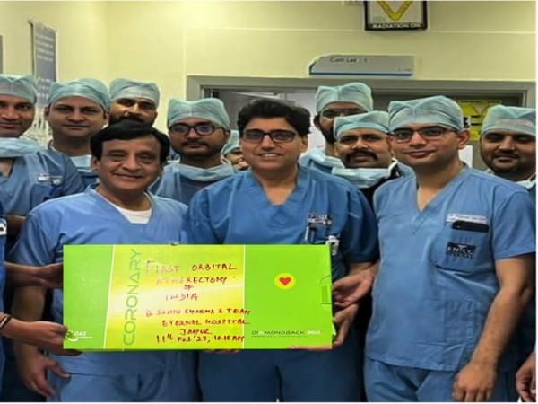 Eternal Hospital performs successful Angioplasty with Orbital Atherectomy Technique for Calcified Blockage in Heart