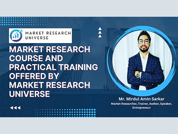 Market Research Course and Practical Training offered by India's Youngest Market Research Trainer Mirdul Amin Sarkar