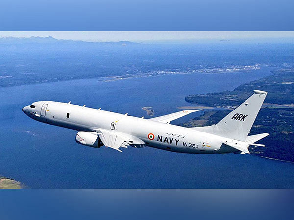 Indian Navy's P-81 aircraft locates capsized Chinese fishing vessel in Indian Ocean