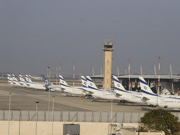 El Al airplanes at Ben Gurion International Airport. (Photo Credit: TPS)