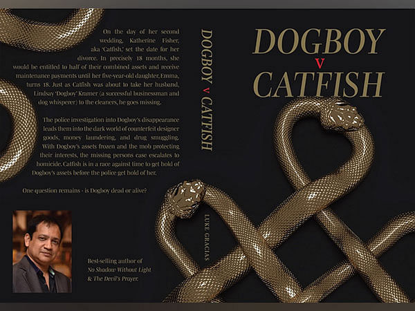 Indian born bestselling author Luke Gracias launches third novel 'Dogboy v Catfish'