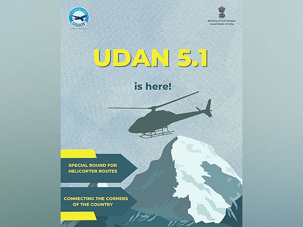 Ministry of Civil Aviation launches UDAN 5.1, specifically designed for helicopter routes