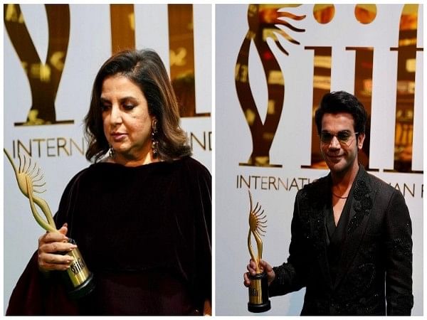 IIFA Rocks 2023: Hosts RajKummar Rao, Farah Khan arrive in style on green carpet