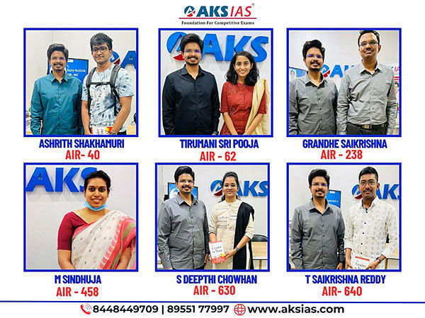 30+ IAS Officers from AKS IAS Academy Hyderabad in UPSC Civils Results 2022-23