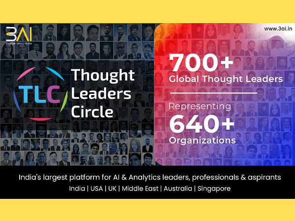 3AI expands Thought Leaders Circle (TLC) to 700 Data, AI & Analytics ...