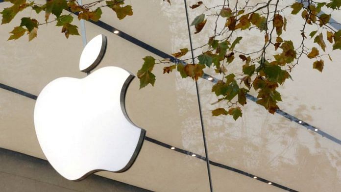 he Apple Inc logo is seen at the entrance to the Apple store in Brussels | File Photo: Reuters