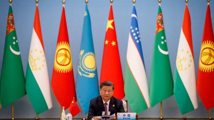 Chinese President Xi Jinping speaks at the round table during the China-Central Asia Summit in Xi'an, Shaanxi province, China, on 19 May 2023 | Reuters