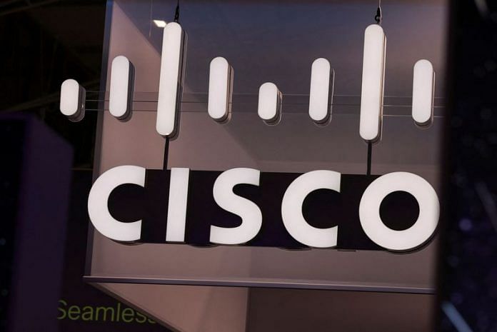 The Cisco logo during the GSMA's 2023 Mobile World Congress (MWC) in Barcelona, Spain | Photo: Reuters