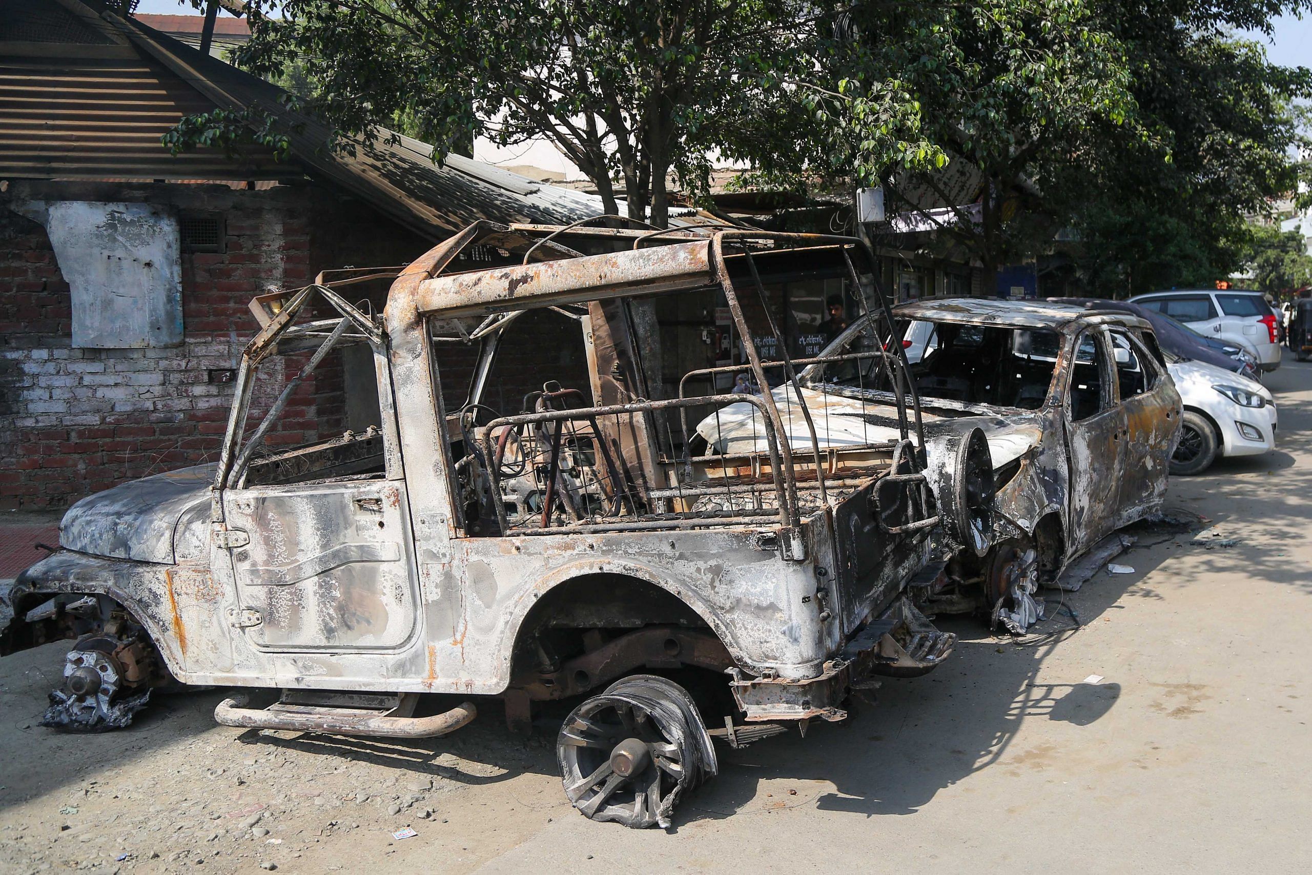 Charred vehicles in Imphal stand testimony to last week's violence | Suraj Singh Bisht | ThePrint 