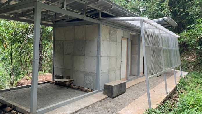 Front elevation of housing prototype| Courtesy: Muhammad Arief Irfan
