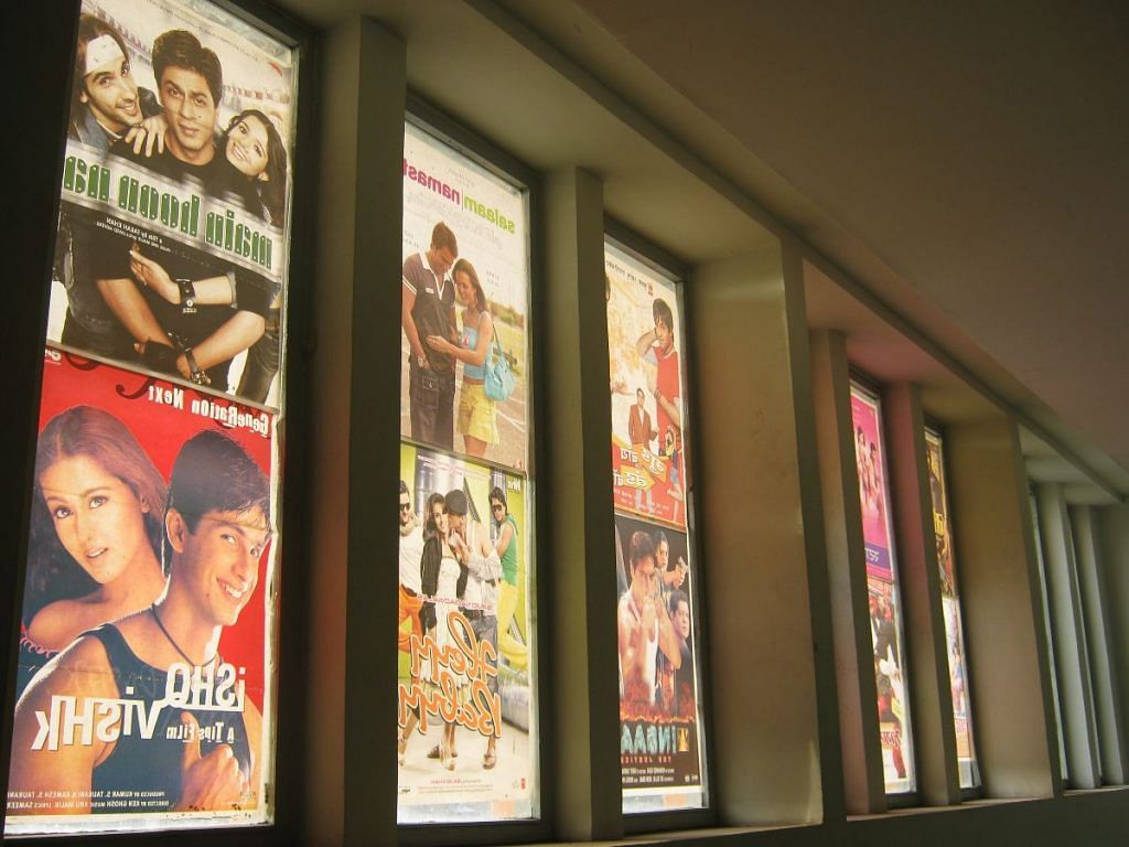 Hindi film posters at a cinema hall in Kabul | Representational image | Image via Flickr