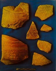 Incised Red Ware, a type of Pottery from Sub-Period IA and Sub-Period IB | Credit: Archaeological Survey of India