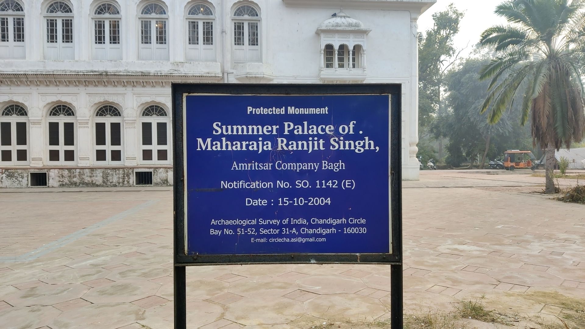 A view of Rambagh, Maharaja Ranjit Singh's summer palace, in Amritsar | Urjita Bharadwaj | ThePrint