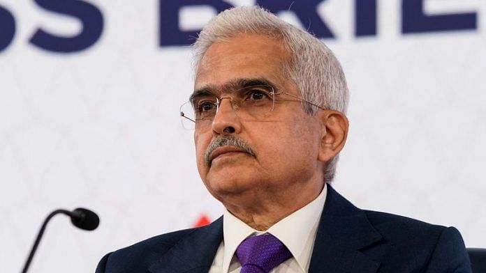 Shaktikanta Das, governor of the Reserve Bank of India, participates in a news conference at the 2023 Spring Meetings of the World Bank Group and the International Monetary Fund in Washington on 13 April, 2023 | ReutersShaktikanta Das, governor of the Reserve Bank of India, participates in a news conference at the 2023 Spring Meetings of the World Bank Group and the International Monetary Fund in Washington on 13 April, 2023 | Reuters