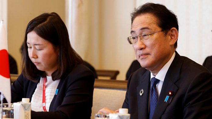 Japan's Prime Minister Fumio Kishida attends a bilateral meeting | File photo: Reuters/Androniki Christodoulou/Pool