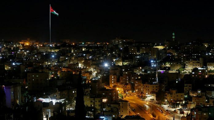 A Jordanian national flag is seen during a celebration of the country's 74th Independence Day | Reuters file photo