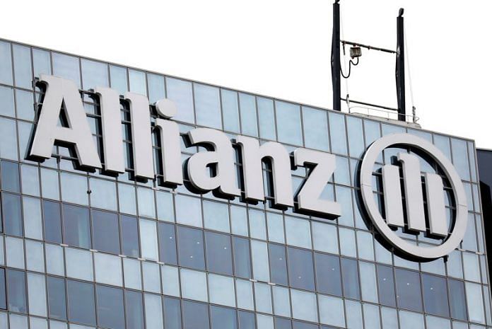 The logo of insurer Allianz SE is seen on the company building in Puteaux at the financial and business district of La Defense near Paris | Photo: Reuters File Photo