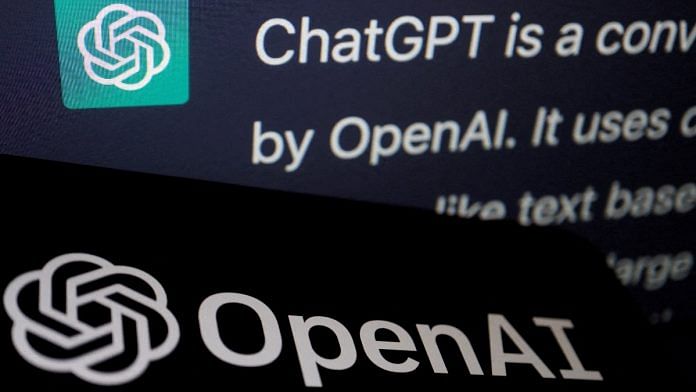 The logo of OpenAI is displayed near a response by its AI chatbot ChatGPT on its website | Illustration by Florence Lo/Reuters