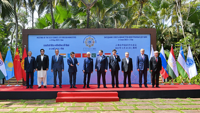 Indian Foreign Minister S. Jaishankar with other countries Foreign Ministers during the Shanghai Cooperation Organisation's (SCO) Foreign Ministers' meeting, in Goa Fridai | ANI
