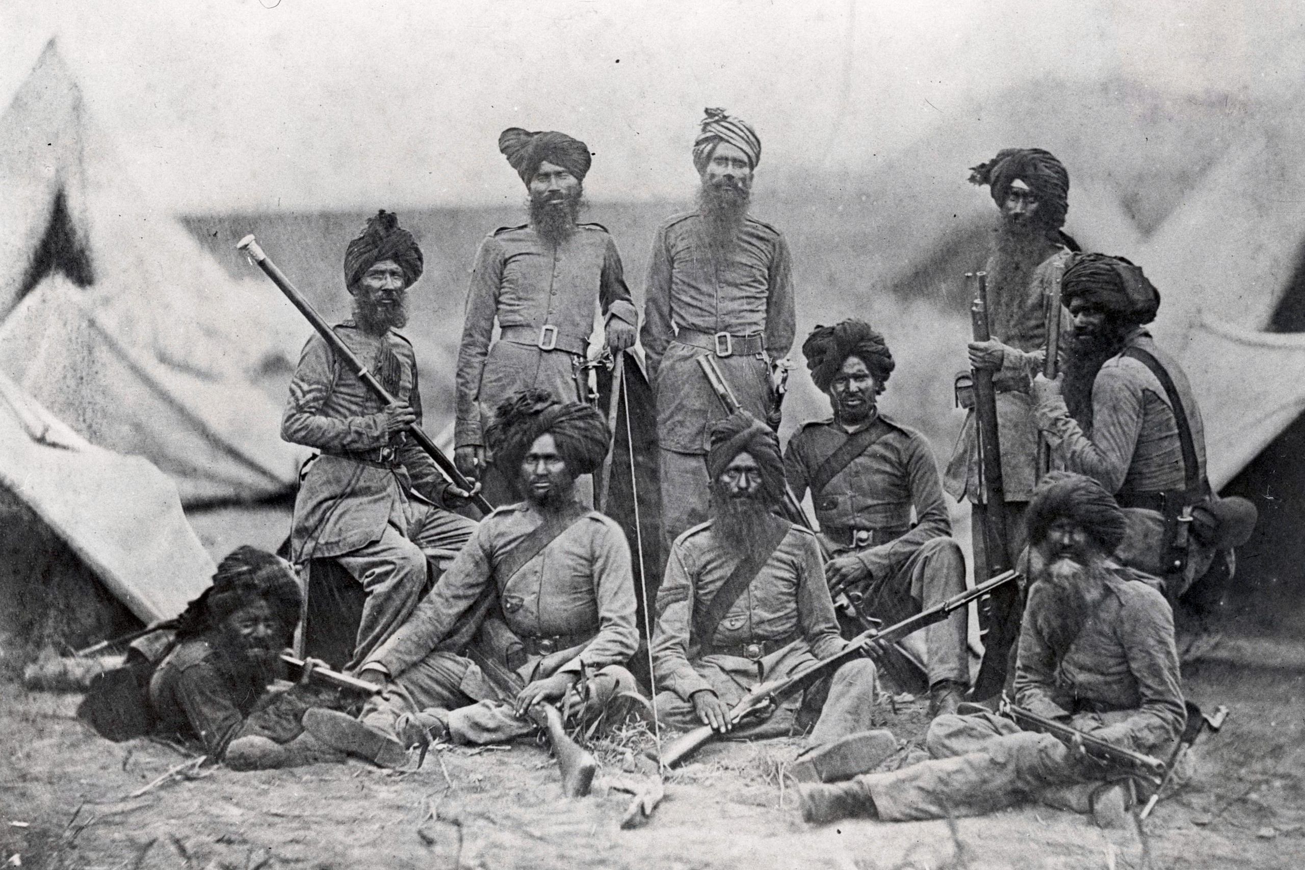 Sikh Officers Of The British 15th Punjab Infantry Regiment Scaled E1683354764305 