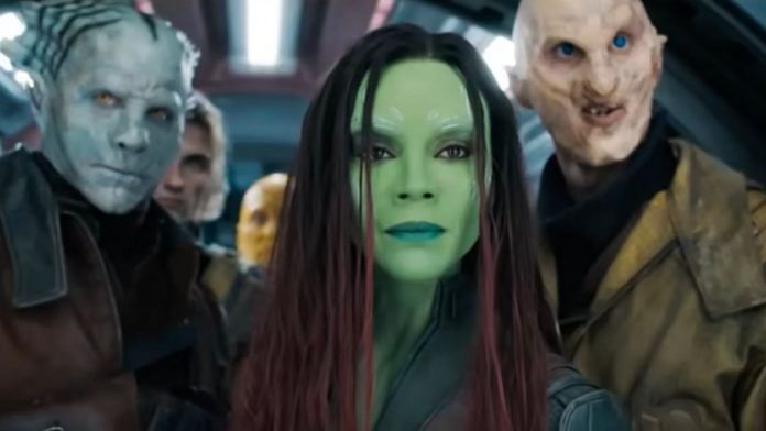 Gamora in Guardians of the Galaxy Vol.3 | YouTube screenshot