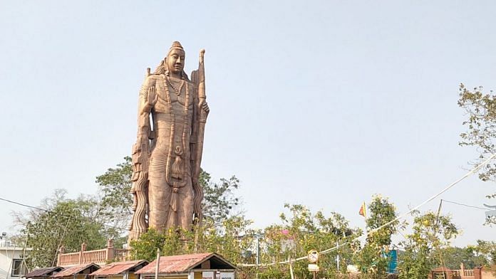 65 foot statue of Ram at Kaushalya Mata Mandir | Shubhangi Misra, ThePrint