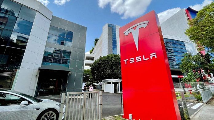A view of the Tesla service centre in Singapore | Reuters/Chen Lin