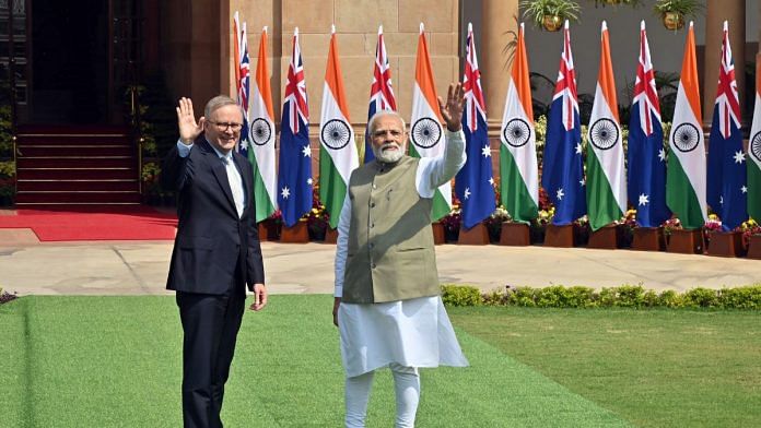 File photo of PM Modi and Australian PM Anthony Albanese | ANI