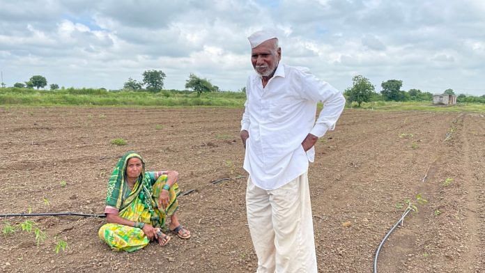 Participants of a Farmers for Forests programme from Ahmednagar on their land where saplings were recently planted. A forest-based economy can help communities not only mitigate but also adapt effectively to climate-change | By special arrangement