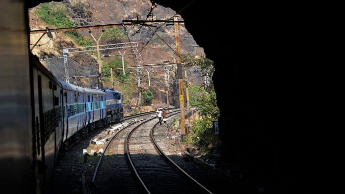 Representational image | Mumbai-Pune train exits tunnel | Wikimedia Commons