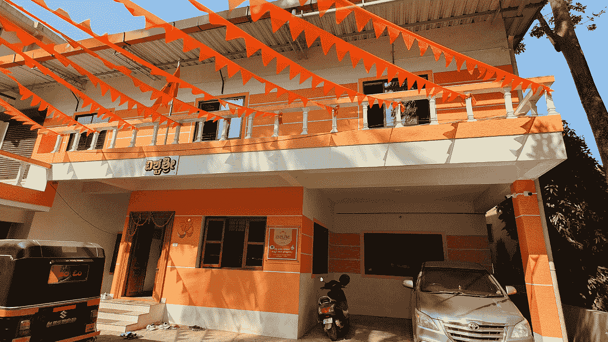 A view of Vishva Hindu Parishad’s office in Mangaluru | Sharan Poovanna | ThePrint