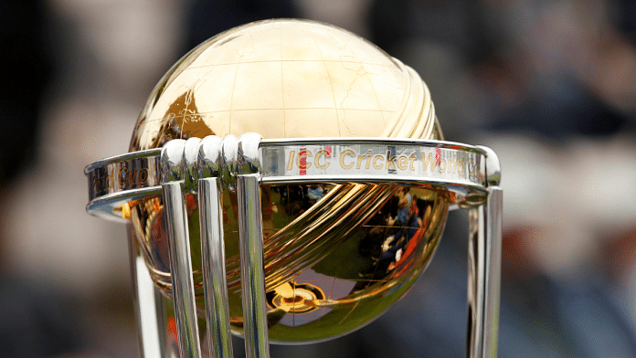 General view of the ICC Cricket World Cup trophy Action | Reuters file photo