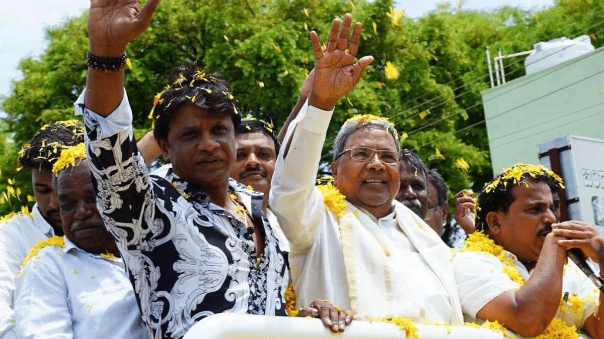 Congress heavyweight and former chief minister Siddaramaiah campaigns in Varuna where he is up against BJP's V, Somanna | Shanker Arnimesh | ThePrint