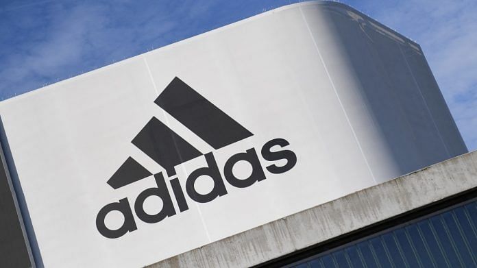 The Adidas logo is pictured at the company's headquarters in Herzogenaurach, Germany | Reuters file photo/Andreas Gebert