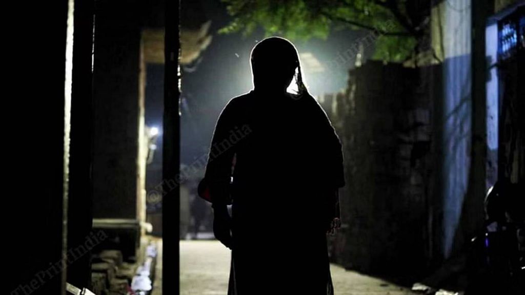 The gang rape survivor outside her house | Photo: Praveen Jain | ThePrint