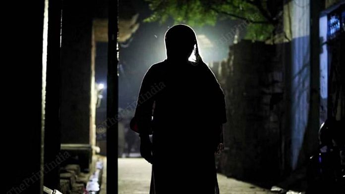 The gang rape survivor outside her house | Photo: Praveen Jain | ThePrint