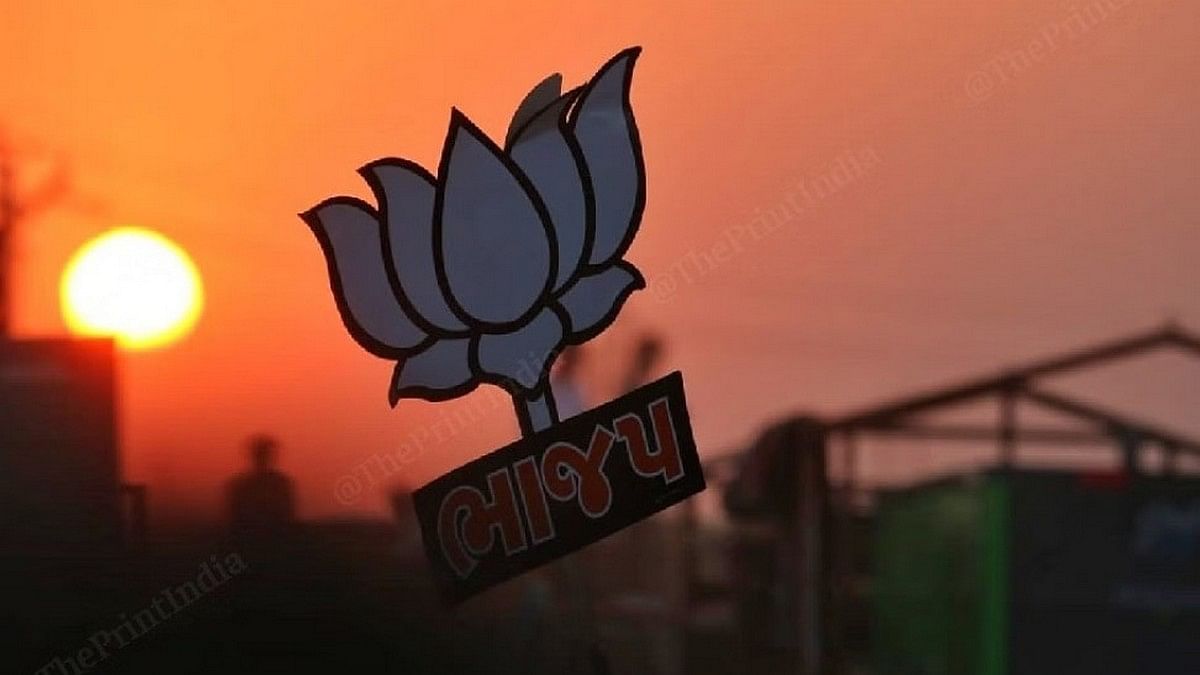 Bjp logo design hi-res stock photography and images - Alamy