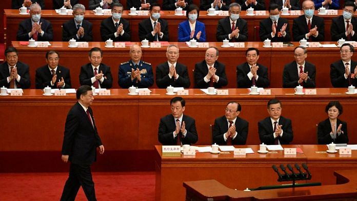 China's President Xi Jinping prepares to deliver a speech during the closing session of the National People's Congress (NPC) at the Great Hall of the People in Beijing | File photo: Noel Celis/Pool via Reuters