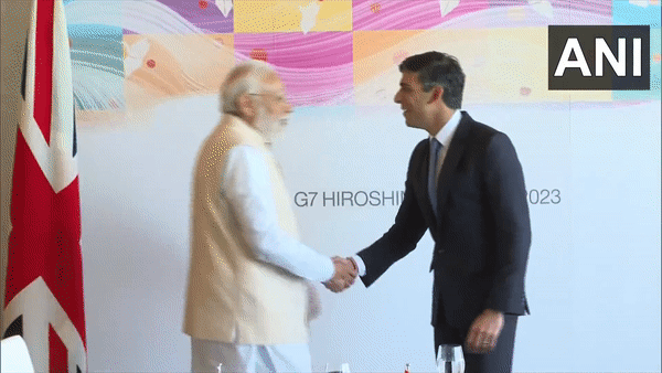 G7 Summit: PM Modi holds bilateral meeting with UK PM Sunak in Hiroshima