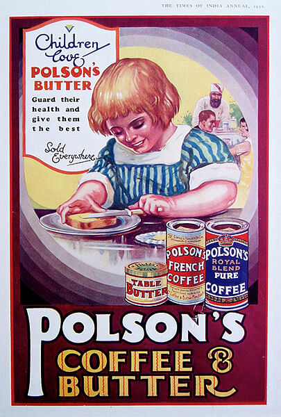Polson, the premier butter brand in the 1950s