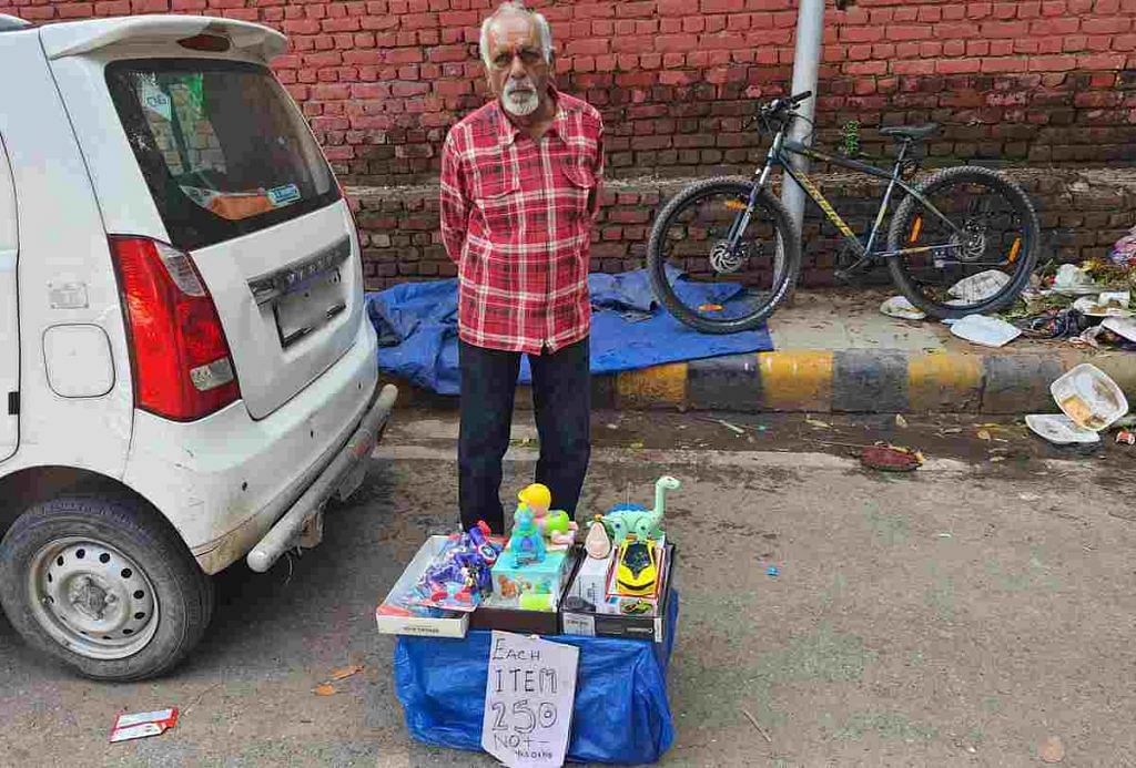street vendor Satish Kumar Pushkarna