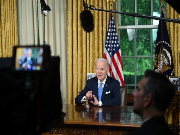 In his first Oval Office address, Biden boasts of debt-ceiling win