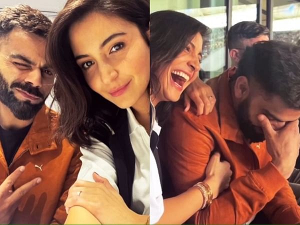 Anushka Sharma and Virat Kohli give a glimpse of their fun time at the FA  Cup final. Watch