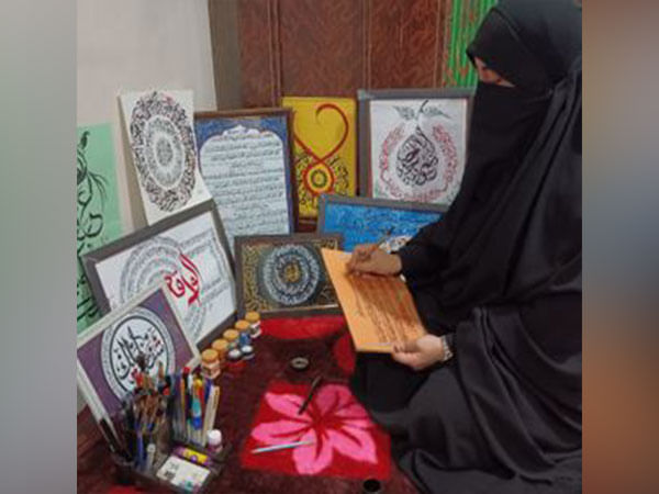 Kashmir's young female artist finds solace in calligraphy, becomes catalyst for economic empowerment