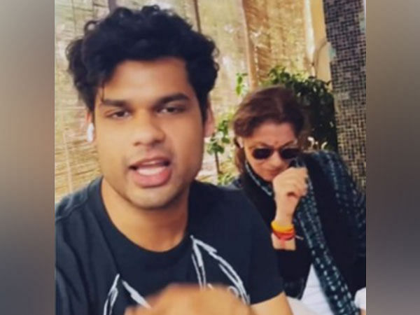 Dimple Kapadia grooves with nephew Karan Kapadia on his latest song 'Tere Bina'