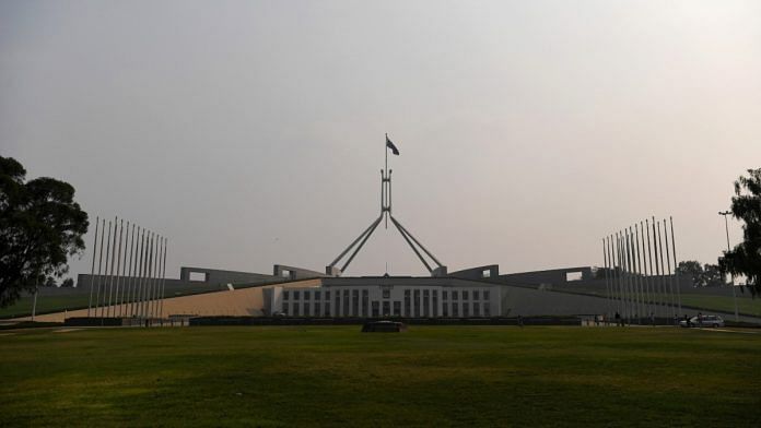 File photo of Parliament House in Canberra, Australia | Reuters